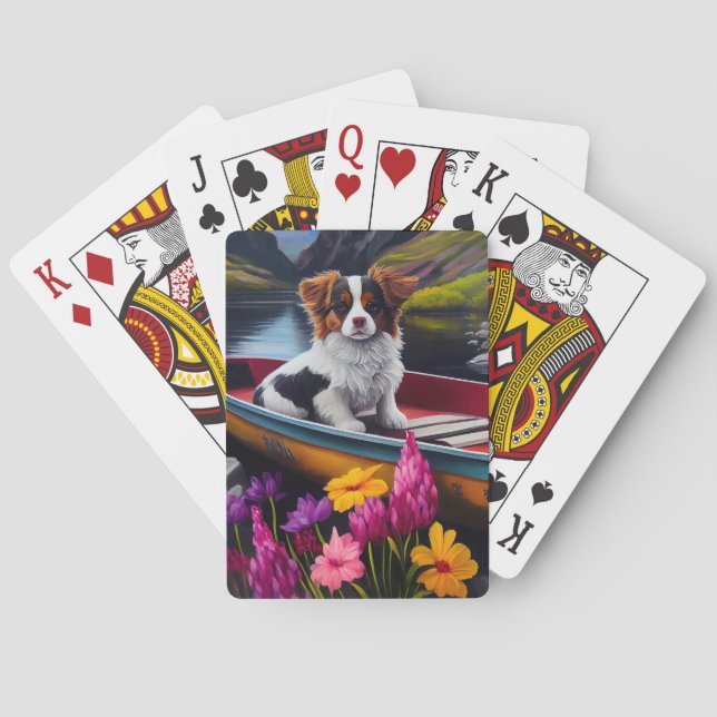 Papillon on a Paddle: A Scenic Adventure Poker Cards (Back)
