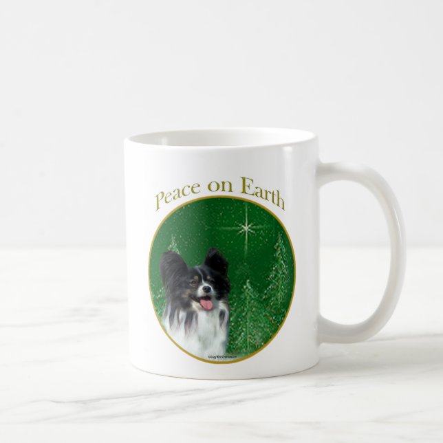 Papillon Peace Coffee Mug (Right)