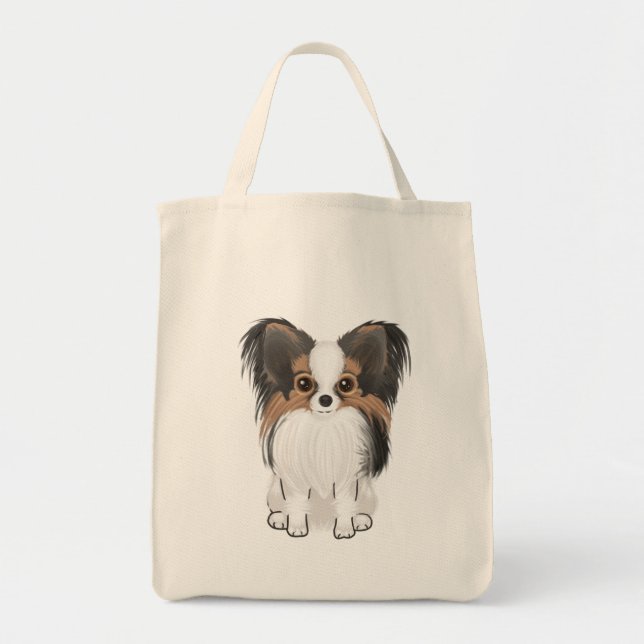 Papillon (picture) tote bag (Front)