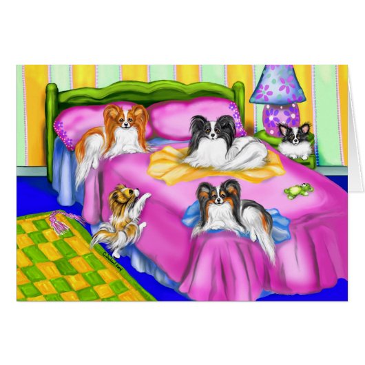 Papillon Pink Comfort Cards (Front Horizontal)