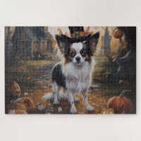 Papillon Pumpkins Halloween Scary 