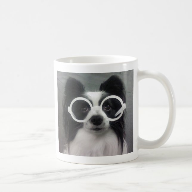 Papillon Puppy Coffee Mug (Right)