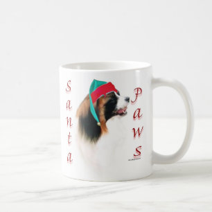 Papillon Santa Paws Coffee Mug