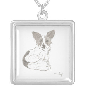 Papillon Sketch Necklace