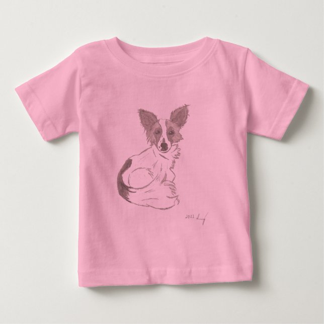 Papillon Sketch Shirts (Front)