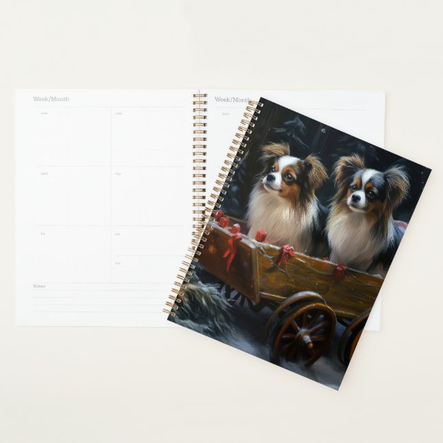 Papillon Snowy Sleigh Christmas Decor  Planner (Display)
