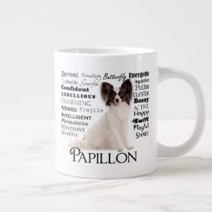 Papillon Traits Jumbo Mug