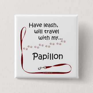 Papillon Travel Leash - Button