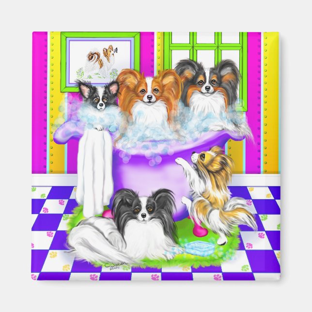 Papillon Tub Full Magnet (Front)