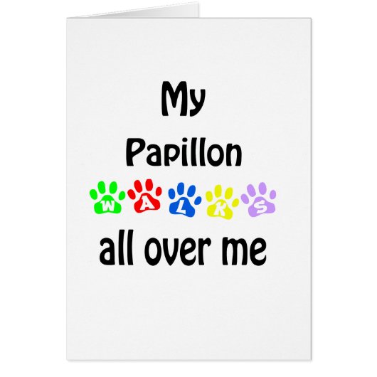 Papillon Walks Design Cards (Front)