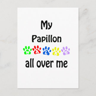 Papillon Walks Design Postcard