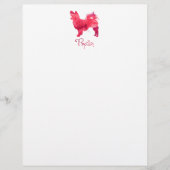 Papillon Watercolor Design (Front)