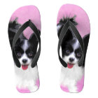 Papillon (White and Black) Painting - Dog Art