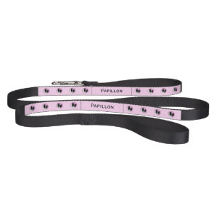 Papillon (White and Black) Painting - Dog Art Pet Leash