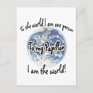 Papillon World 2 Postcard