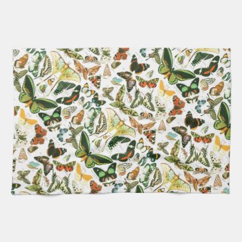 Papillons Kitchen Towel by ThinxShop at Zazzle