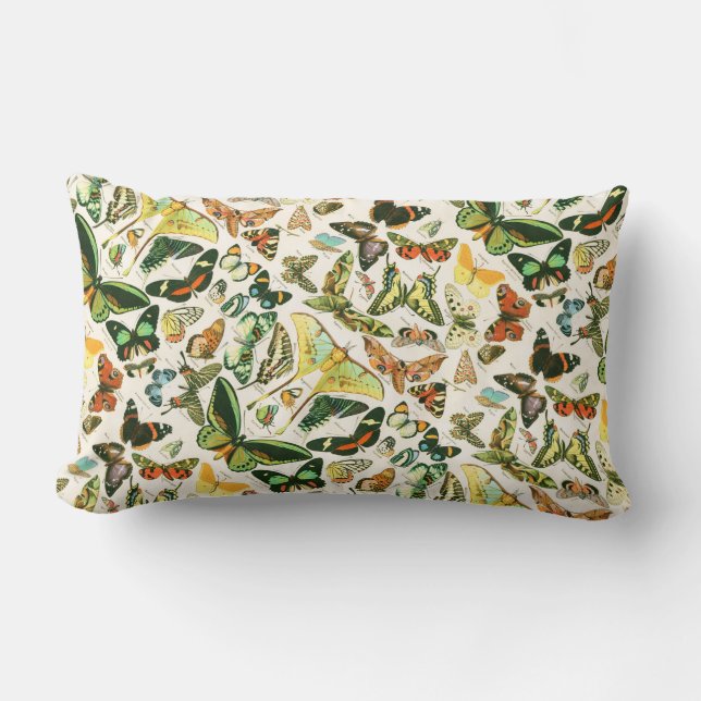 Papillons Lumbar Pillow (Front)