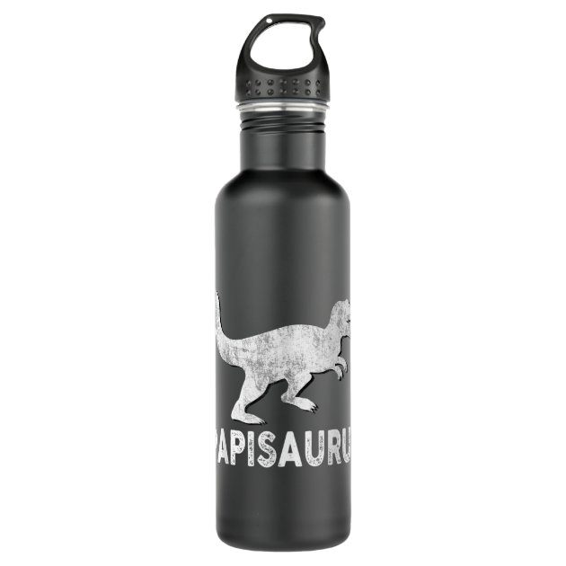 Papisaurus T Rex Papi Dinosaur Fathers Day Grandpa Stainless Steel