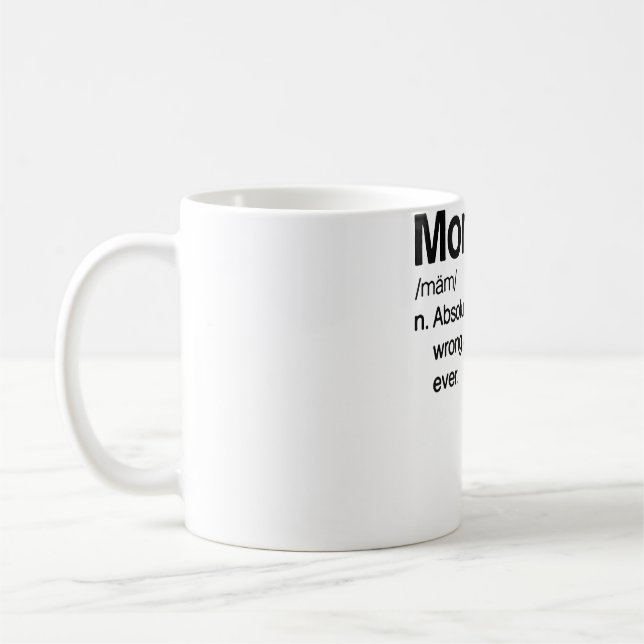 Papou Definition  Fathers Day Gift  Coffee Mug (Left)