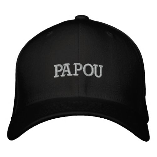 Papou Embroidered Baseball Cap
