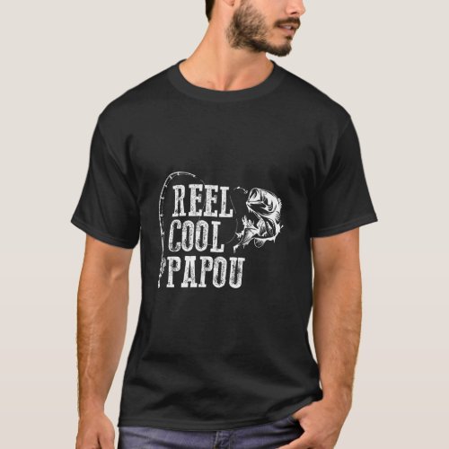 Papou Fishing Reel Cool Papou T_Shirt
