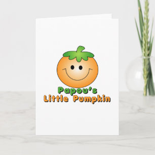 Papou Little Pumpkin Card