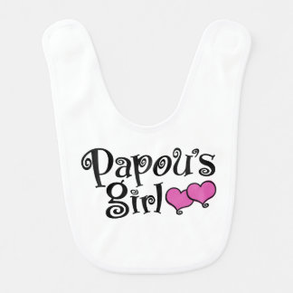 Papou’s Girl Baby Bib