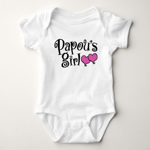 Papouâs Girl Baby Bodysuit