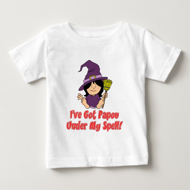Papou Under My Spell Baby T-Shirt (Front)