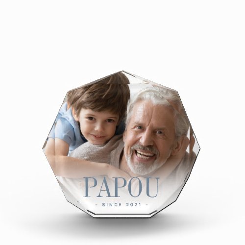 Papou Year Established Photo Block