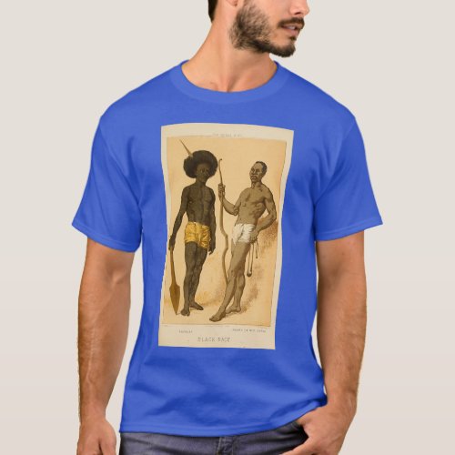 Papouan Papuan Negro of New Guinea Hand painted en T_Shirt
