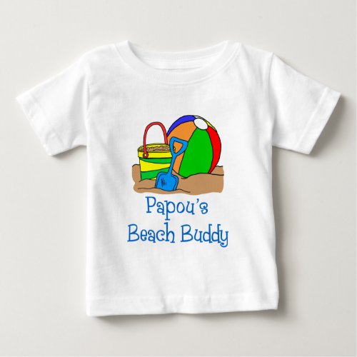 Papous Beach Buddy Baby T_Shirt