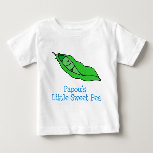 Papous Little Sweet Pea Baby T_Shirt