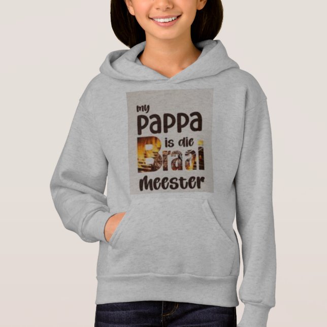 Pappie's Braai Protege kids hoodie (Front)