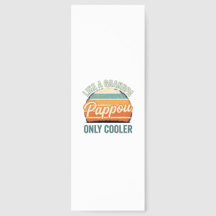 Pappou Like a Grandpa Only Cooler Vintage Shirt_1 Bookmarks