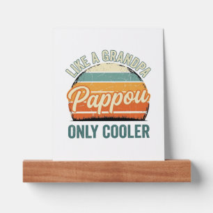 Pappou Like a Grandpa Only Cooler Vintage Shirt_1 Picture Ledge