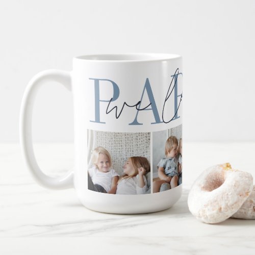 Pappou We Love You 4 Photo Collage Coffee Mug