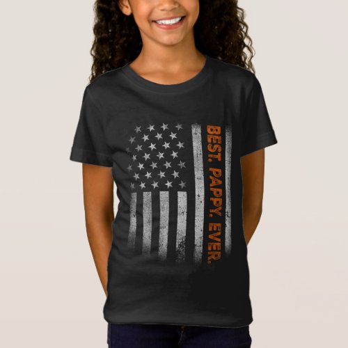 Pappy American Flag Fathers Day For Pappy From Da T_Shirt