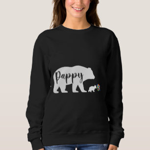 Pappy Bear Autism Awareness Love Support Family Au Sweatshirt