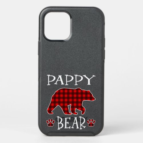 Pappy Bear Christmas Pajama Red Plaid Buffalo Fami OtterBox Symmetry iPhone 12 Pro Case