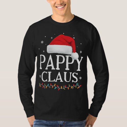 Pappy Claus Christmas Family Matching Pajama Santa T_Shirt