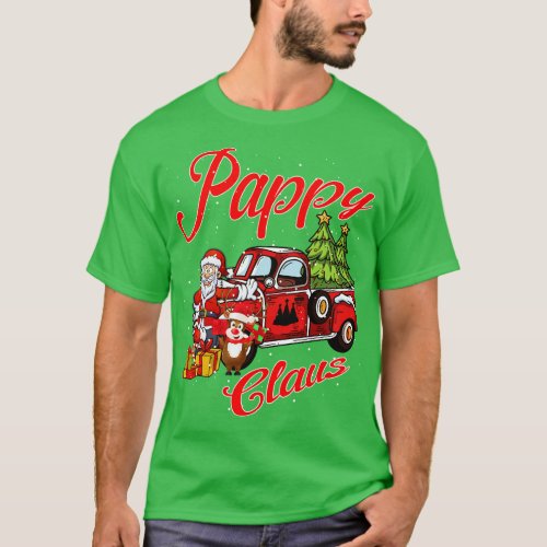 Pappy Claus Santa  Christmas Funny Awesome Gift T_Shirt