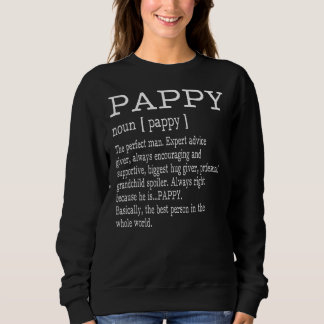Pappy Definition Grandpa Father's Day Sweatshirt