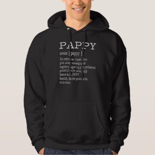 Pappy Definition  Pappy Dictionary For Men Grandpa Hoodie
