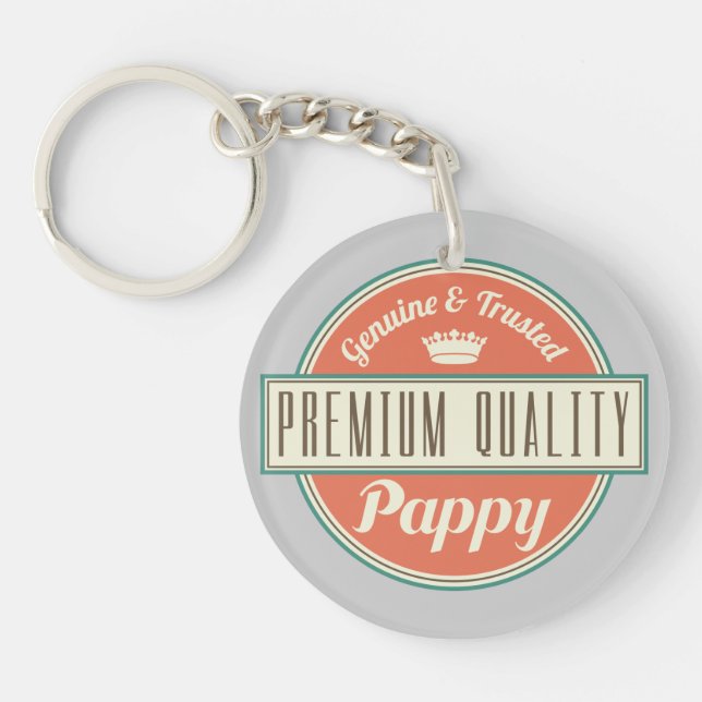 Pappy (Funny) Gift Keychain (Front)