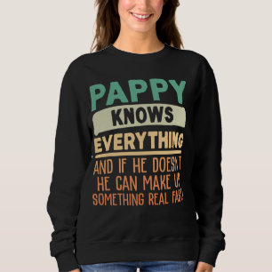 Pappy Knows Everything Shirt 60th Gifts Funny Fath