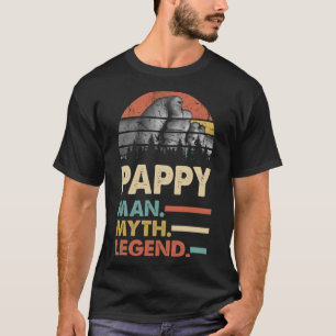 Pappy Man Myth Legend Vintage Men Retro Classic Gr T-Shirt