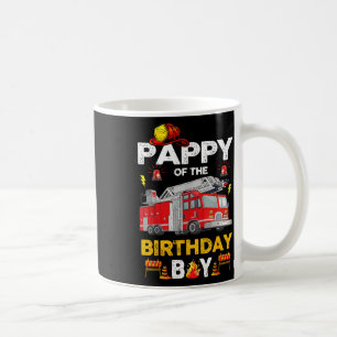 Pappy Of The Birthday Boy Fire Truck Firefighter P Coffee Mug