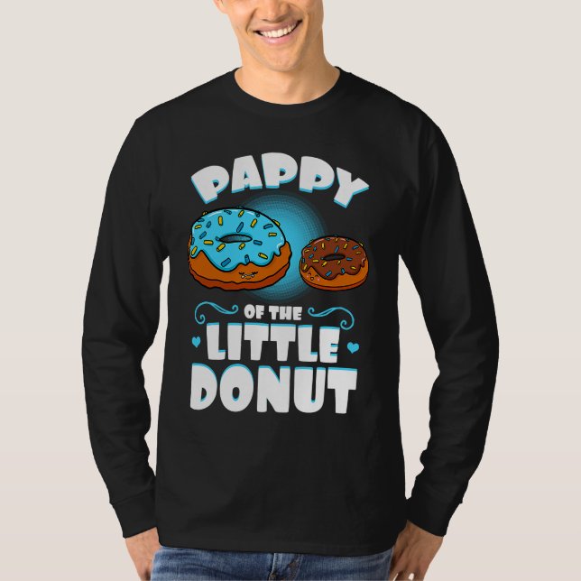 Pappy Of The Little Donut Gender Reveal Announceme T-Shirt (Front)
