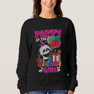 Pappy Of The Panda Bear Birthday Animal Lover Boys Sweatshirt